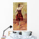 Girl Copper Dress 3 Wall Decal