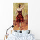 Girl Copper Dress 3 Wall Decal