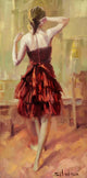 Girl Copper Dress 3 Wall Decal