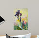 Purple Iris Wall Decal Design 2