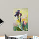 Purple Iris Wall Decal Design 2
