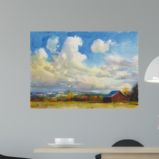 Lonesome Barn Wall Decal