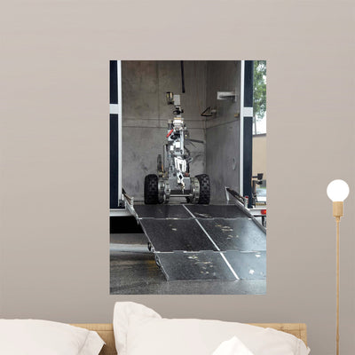 Andros F6-a Robot Wall Decal shown on a wall