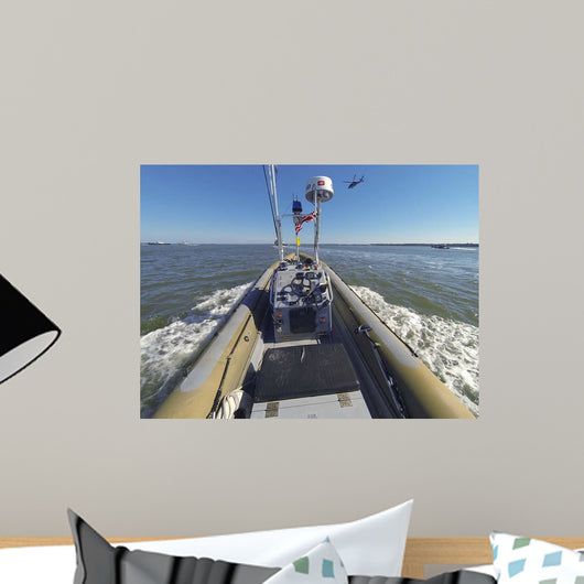 Unmanned Rigid-hull Inflatable Boat Wall Decal