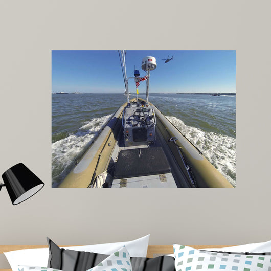 Unmanned Rigid-hull Inflatable Boat Wall Decal