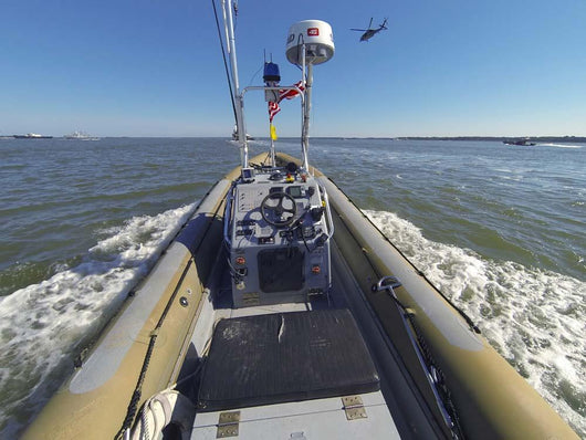 Unmanned Rigid-hull Inflatable Boat Wall Decal
