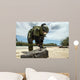 Soldier Dressed Bomb Suit Wall Decal