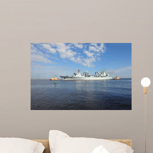Chinese Fuchi-class Oiler Qiandaohu Wall Decal