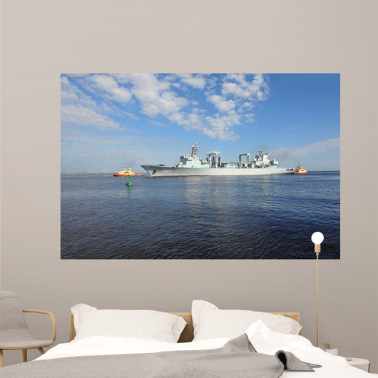 Chinese Fuchi-class Oiler Qiandaohu Wall Decal