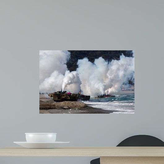 Korean Amphibious Assault Vehicles Wall Decal