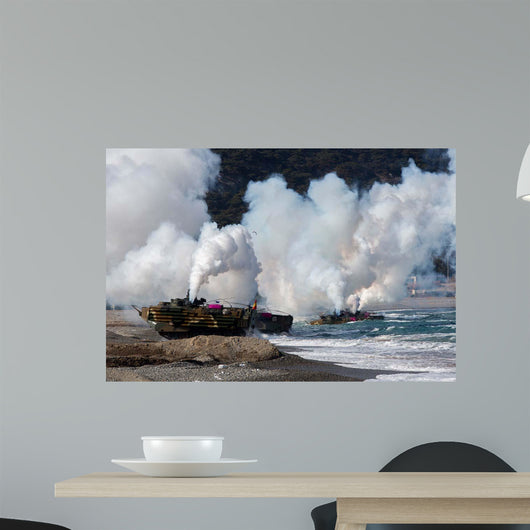 Korean Amphibious Assault Vehicles Wall Decal