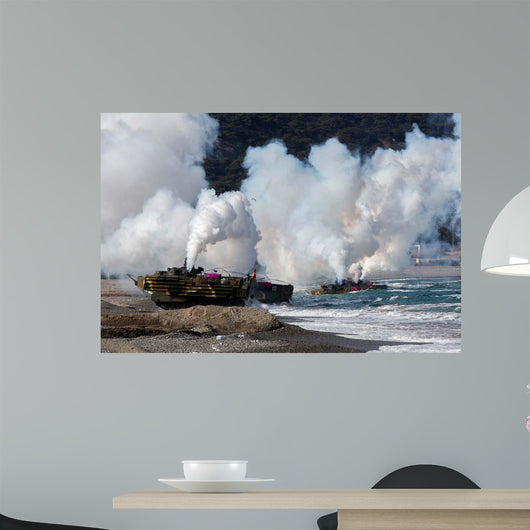 Korean Amphibious Assault Vehicles Wall Decal