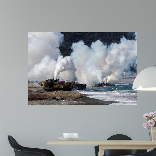 Korean Amphibious Assault Vehicles Wall Decal