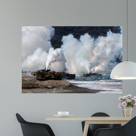 Korean Amphibious Assault Vehicles Wall Decal