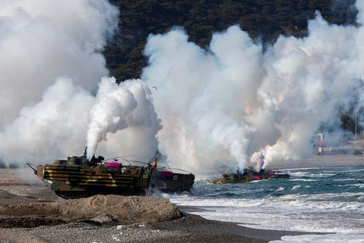 Korean Amphibious Assault Vehicles Wall Decal