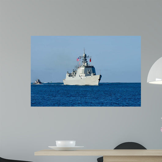 Guided-missile Destroyer Xian Chinese Wall Decal
