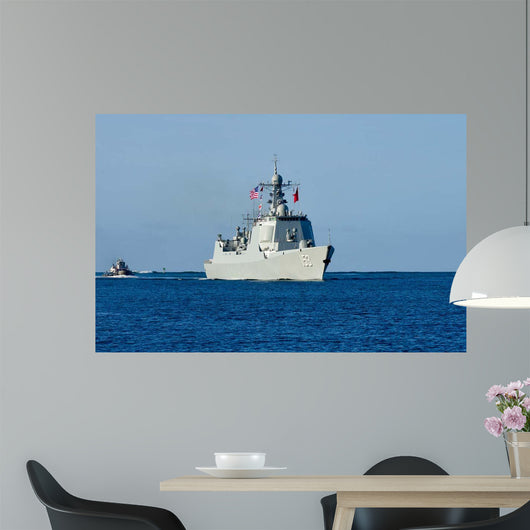 Guided-missile Destroyer Xian Chinese Wall Decal