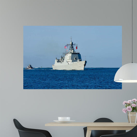 Guided-missile Destroyer Xian Chinese Wall Decal