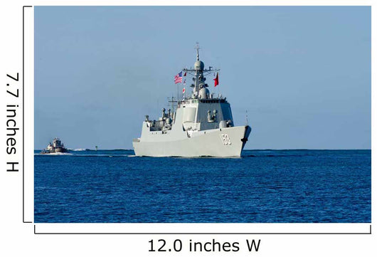 Guided-missile Destroyer Xian Chinese Wall Decal