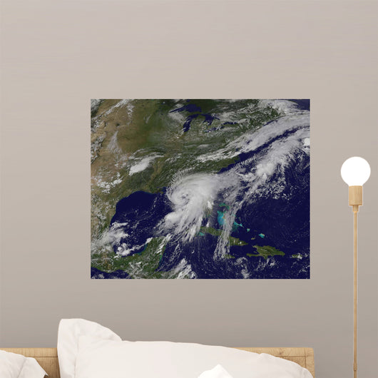 Hurricane Hermine Blanketing Entire Wall Decal