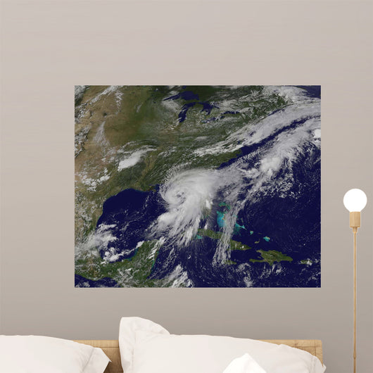 Hurricane Hermine Blanketing Entire Wall Decal