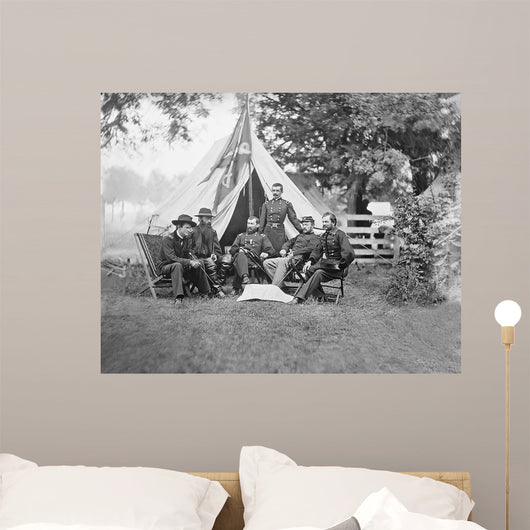 American Civil War Generals Wall Decal