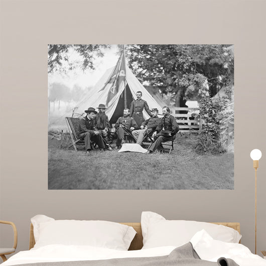 American Civil War Generals Wall Decal
