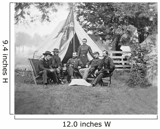 American Civil War Generals Wall Decal