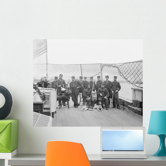 Deck Uss Monitor James Wall Decal