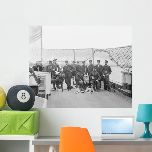Deck Uss Monitor James Wall Decal