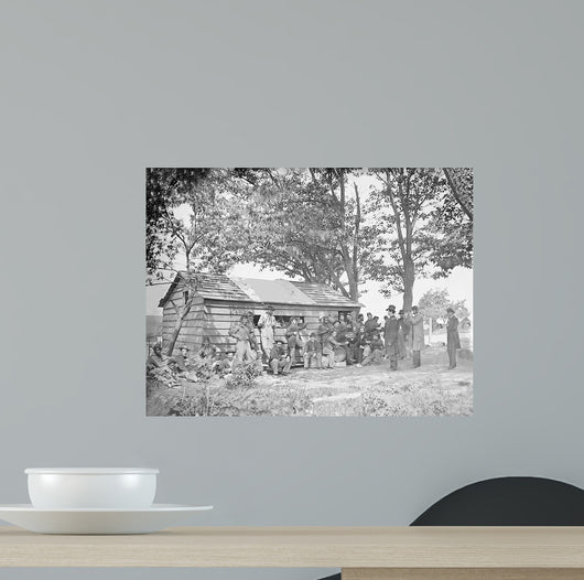 Camp Scene Sutler's Store Wall Decal