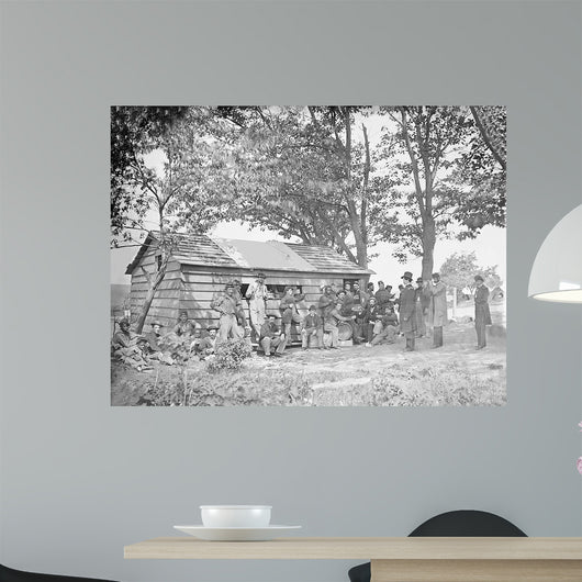 Camp Scene Sutler's Store Wall Decal