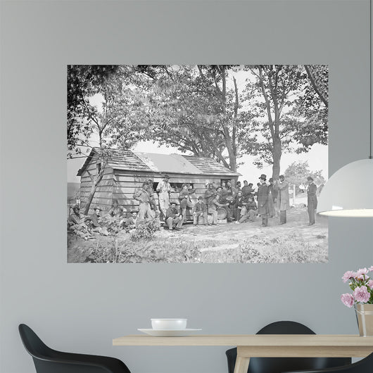 Camp Scene Sutler's Store Wall Decal
