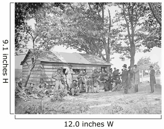 Camp Scene Sutler's Store Wall Decal