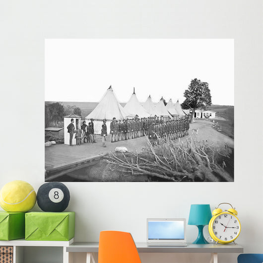 Infantry Company Parade during Wall Decal