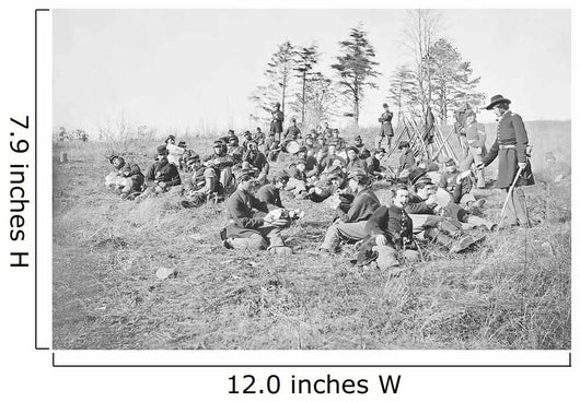Infantry Resting from Drills Wall Decal