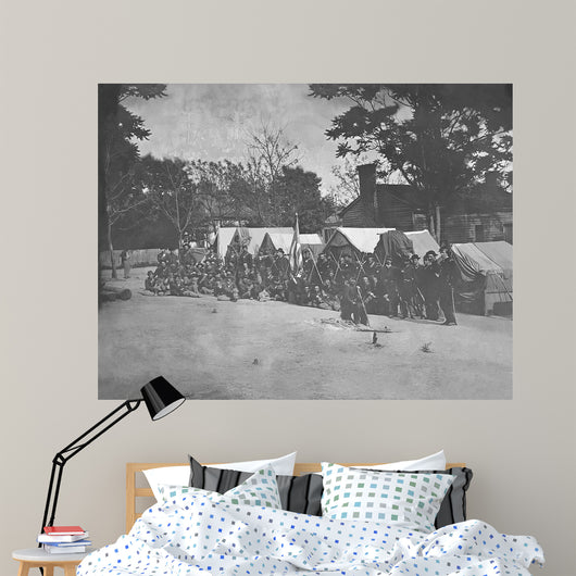 Infantry Company Group Photo Wall Decal