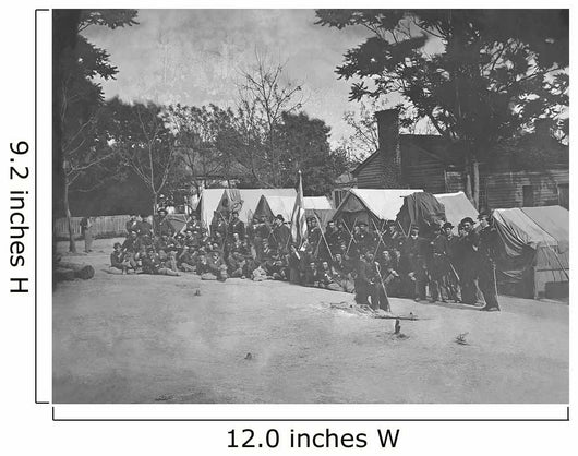 Infantry Company Group Photo Wall Decal