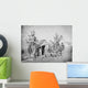Camp Scene during American Wall Decal Design 2