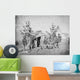 Camp Scene during American Wall Decal Design 2
