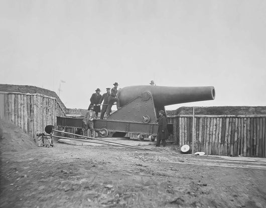 Cannon Mounted Fort Battery Wall Decal