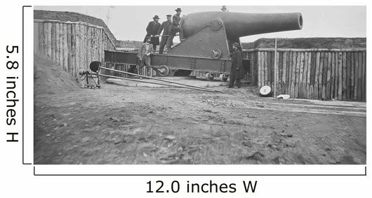 Cannon Mounted Fort Battery Wall Decal