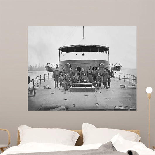 Officers Board Monitor Uss Wall Decal