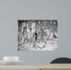 Camp Scene during American Wall Decal Design 1