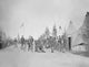 Military Camp with Soldiers Wall Decal