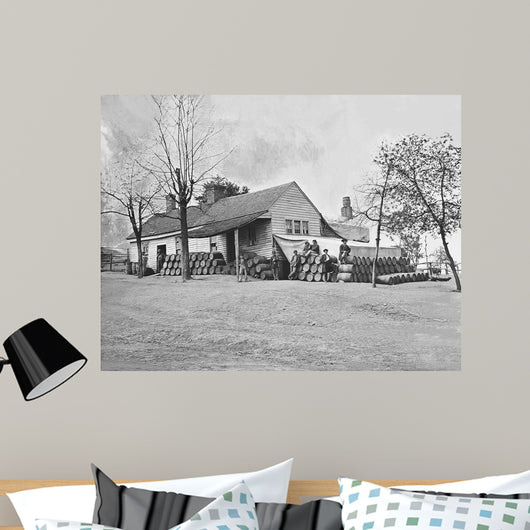 Commissary Headquarters Rocky Face Wall Decal