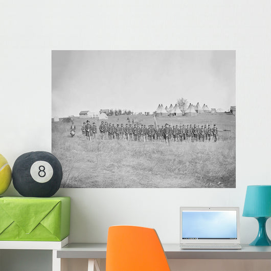 Infantry Parade during American Wall Decal Design 2
