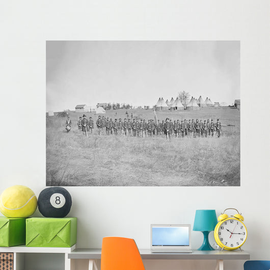 Infantry Parade during American Wall Decal Design 2