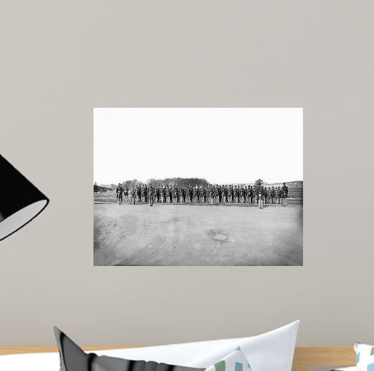 Infantry Parade during American Wall Decal Design 1