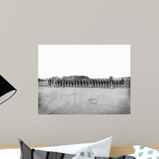 Infantry Parade during American Wall Decal Design 1